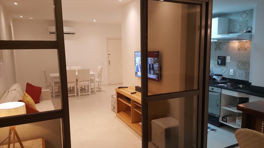 Flat Na Praia Barra Da Tijuca Rio de Janeiro Bagian luar foto