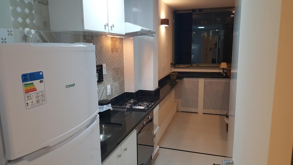 Flat Na Praia Barra Da Tijuca Rio de Janeiro Bagian luar foto