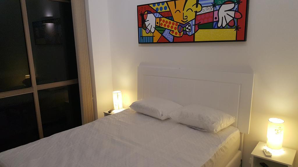 Flat Na Praia Barra Da Tijuca Rio de Janeiro Bagian luar foto
