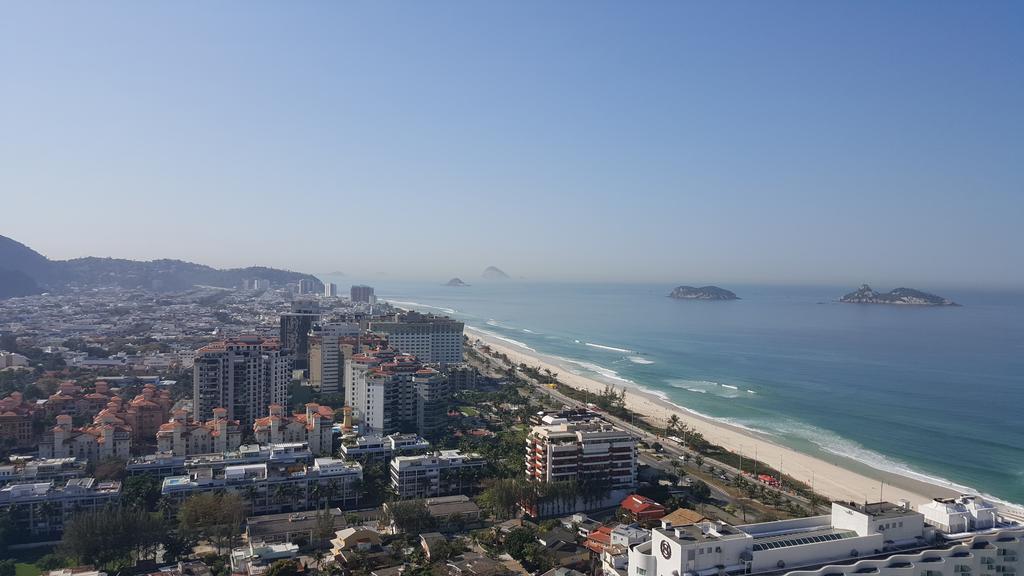 Flat Na Praia Barra Da Tijuca Rio de Janeiro Bagian luar foto