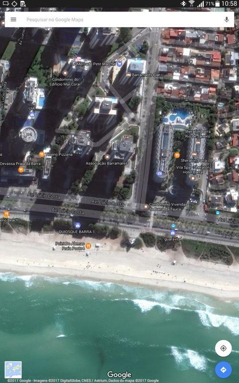 Flat Na Praia Barra Da Tijuca Rio de Janeiro Bagian luar foto
